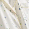 Kort pyjamassæt i boyfriend-stil med print
