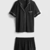 Kort pyjamasser i boyfriend-stil