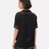 Kort pyjamasser-sæt i satin i boyfriend-stil