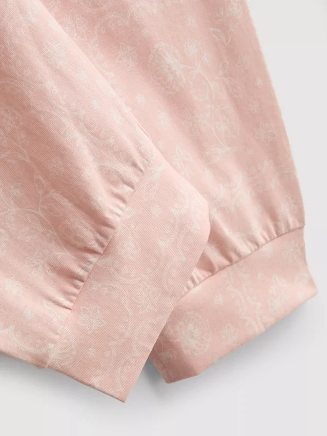 Kortærmede pyjamasser i bomuld med print