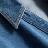 Kortærmet denimskjorte