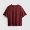 Kortærmet hæklet T-shirt i bomuld