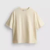 Kortærmet hæklet T-shirt i bomuld