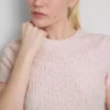 Kortærmet krøllet top