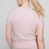 Kortærmet krøllet top