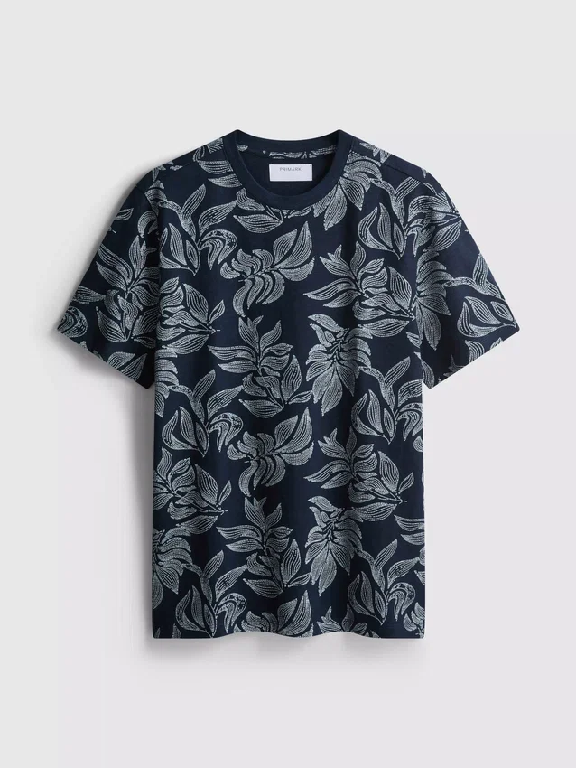 Kortærmet skjorte med print