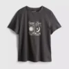 Kortærmet T-shirt i bomuld med grafisk print