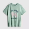 Kortærmet T-shirt i bomuld med grafisk print