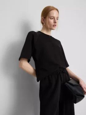 Kortærmet T-shirt i boxy-snit
