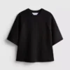 Kortærmet T-shirt i boxy-snit