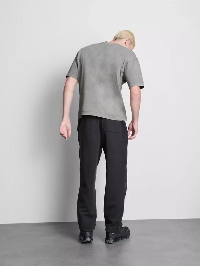 Kortærmet vasket T-shirt