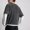 Kortærmet vasket T-shirt