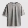 Kortærmet vasket T-shirt
