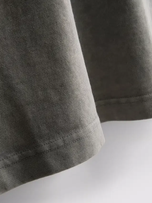 Kortærmet vasket T-shirt