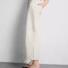 Korte jeans i denim med brede ben