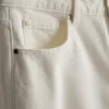 Korte jeans i denim med brede ben