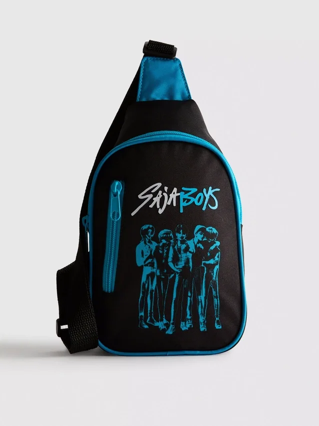 Kpop Demon Hunters Saja crossbody-taske til drenge