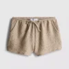 Krøllede shorts med snøre