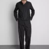 Lang pyjamasser i ternet poplin