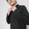 Lang pyjamasser i ternet poplin