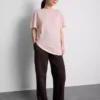 Lang T-shirt med rund hals