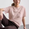 Lang T-shirt med rund hals
