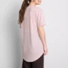 Lang T-shirt med rund hals