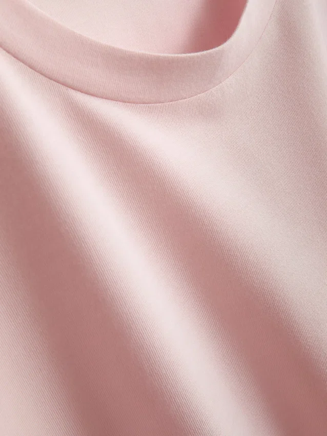Lang T-shirt med rund hals