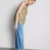 Lang tanktop med print