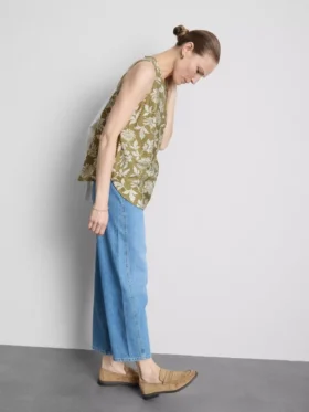 Lang tanktop med print