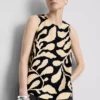 Lang tanktop med print
