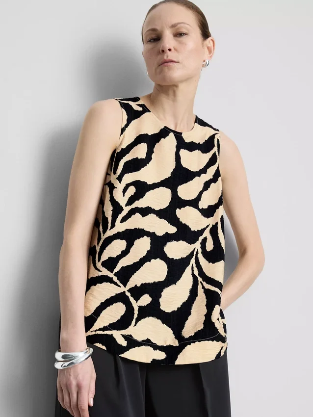 Lang tanktop med print