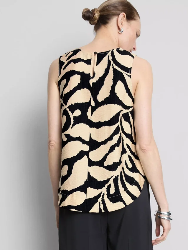 Lang tanktop med print