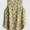 Lang tanktop med print