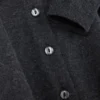 Langærmet cardigan med rund hals
