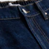 Lange bermudashorts i bomuldsdenim