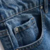 Lange bermudashorts i bomuldsdenim
