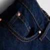 Lange bermudashorts i bomuldsdenim