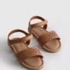 Laserskårne sandaler