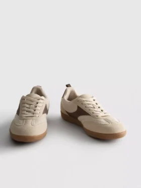 Lavtop-sneakers med gummisål