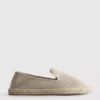 Lavtop strikkede espadriller