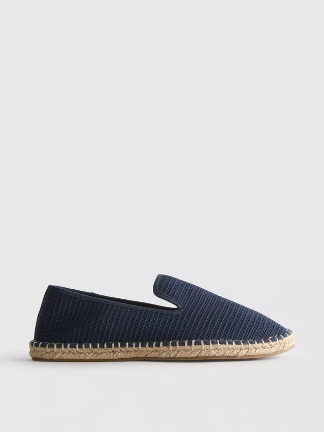 Lavtop strikkede espadriller