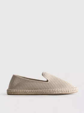 Lavtop strikkede espadriller