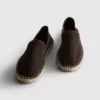 Lavtop strikkede espadriller