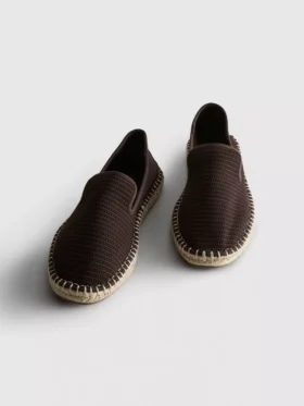 Lavtop strikkede espadriller