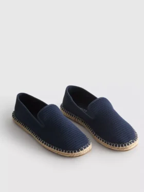 Lavtop strikkede espadriller