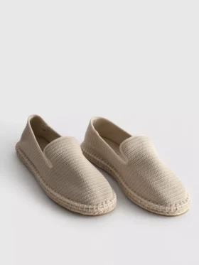 Lavtop strikkede espadriller