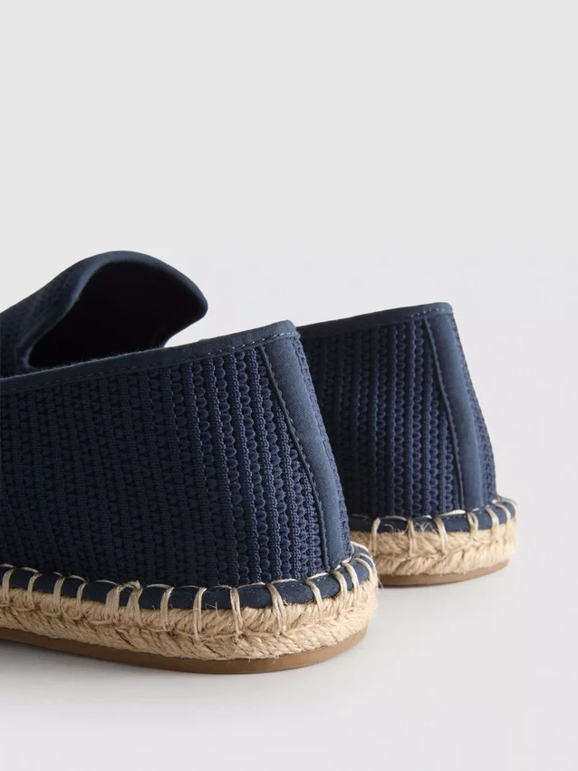 Lavtop strikkede espadriller