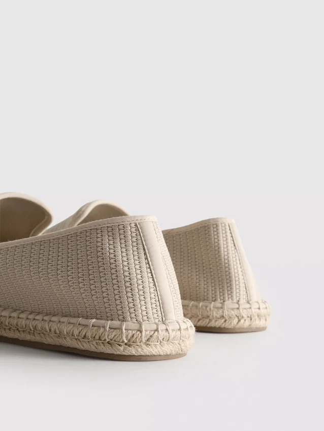 Lavtop strikkede espadriller