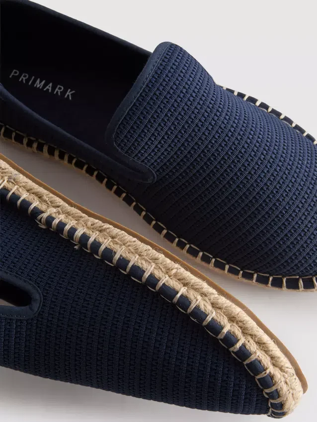 Lavtop strikkede espadriller